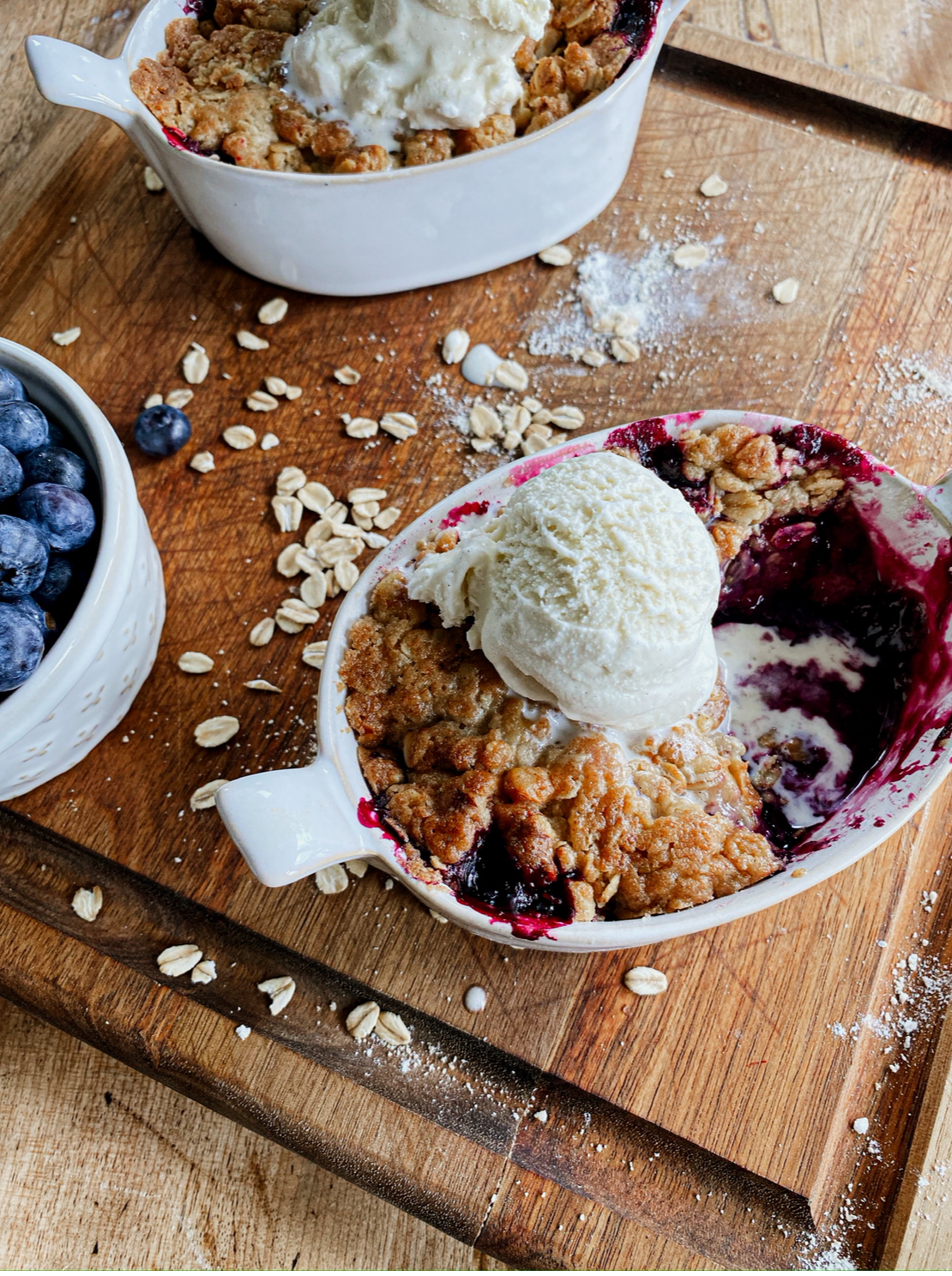 15 Minute Gluten-free Air Fryer Blueberry Crisp for Two 15 Minute Gluten-free Air Fryer Blueberry Crisp for Two