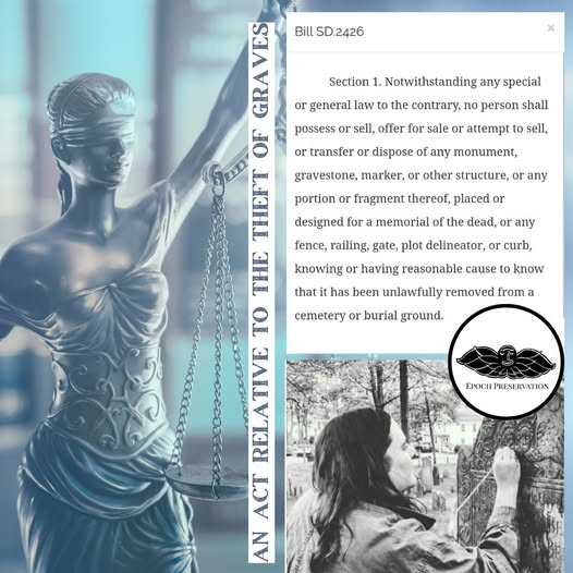 Episode 220 - Of Grave Concern: Discussing Bill S.1629 An Act Relative to the Theft of Graves