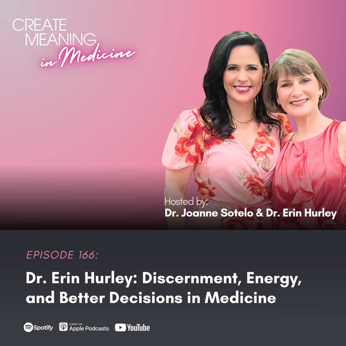 166. Dr. Erin Hurley: Discernment, Energy, and Better Decisions in Medicine