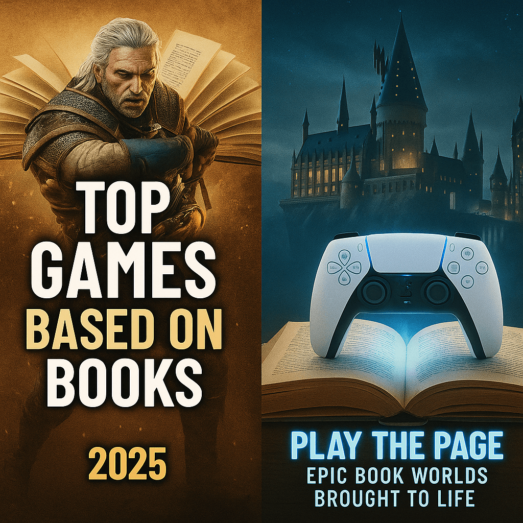 Top Games Based on Books Top Games Based on Books