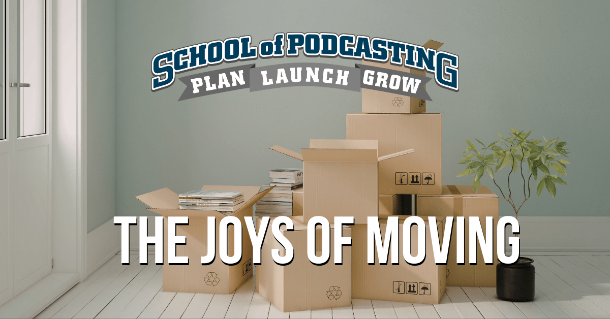 The Joys of Moving Your Podcast Studio