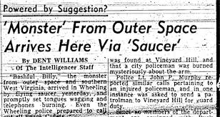 1952: THE YEAR OF THE UFOS (PT 1): THE BRAXTON COUNTY MONSTER