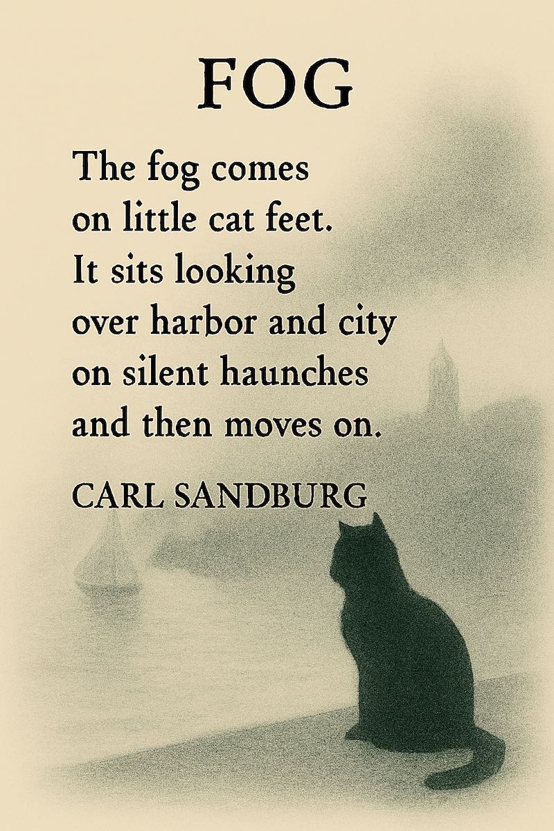 "Fog" by Carl Sandburg