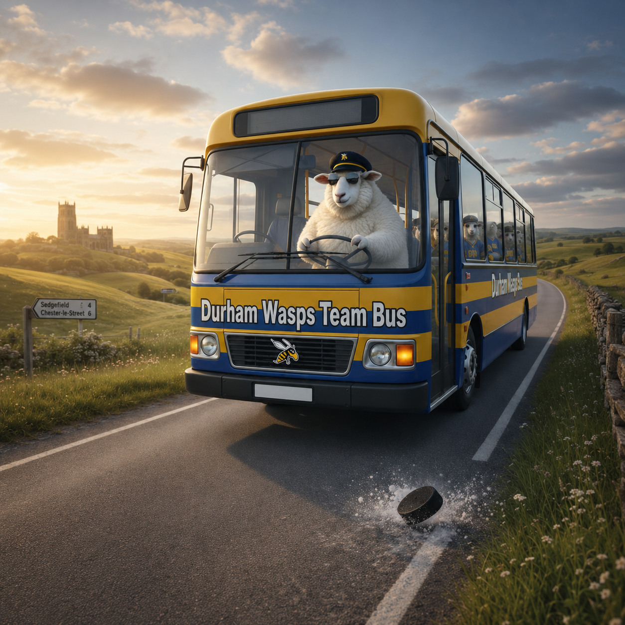 The Sheep on the Bus: The Durham Wasps’ Funniest Road Trip Ever