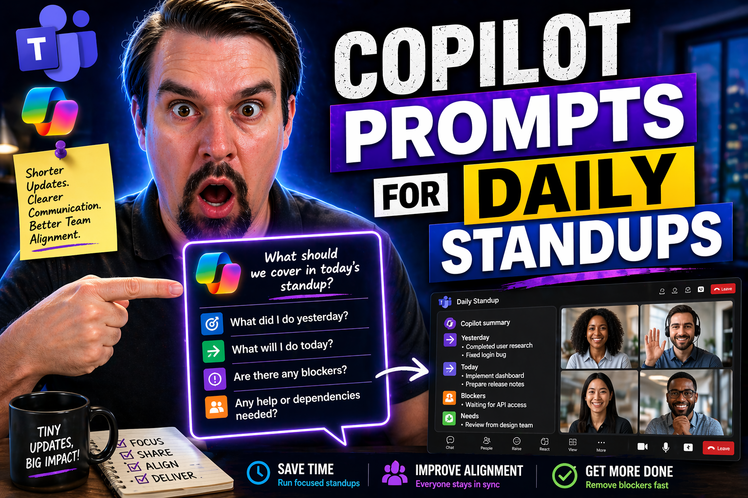 Master Copilot Prompts for Daily Standups in Microsoft 365