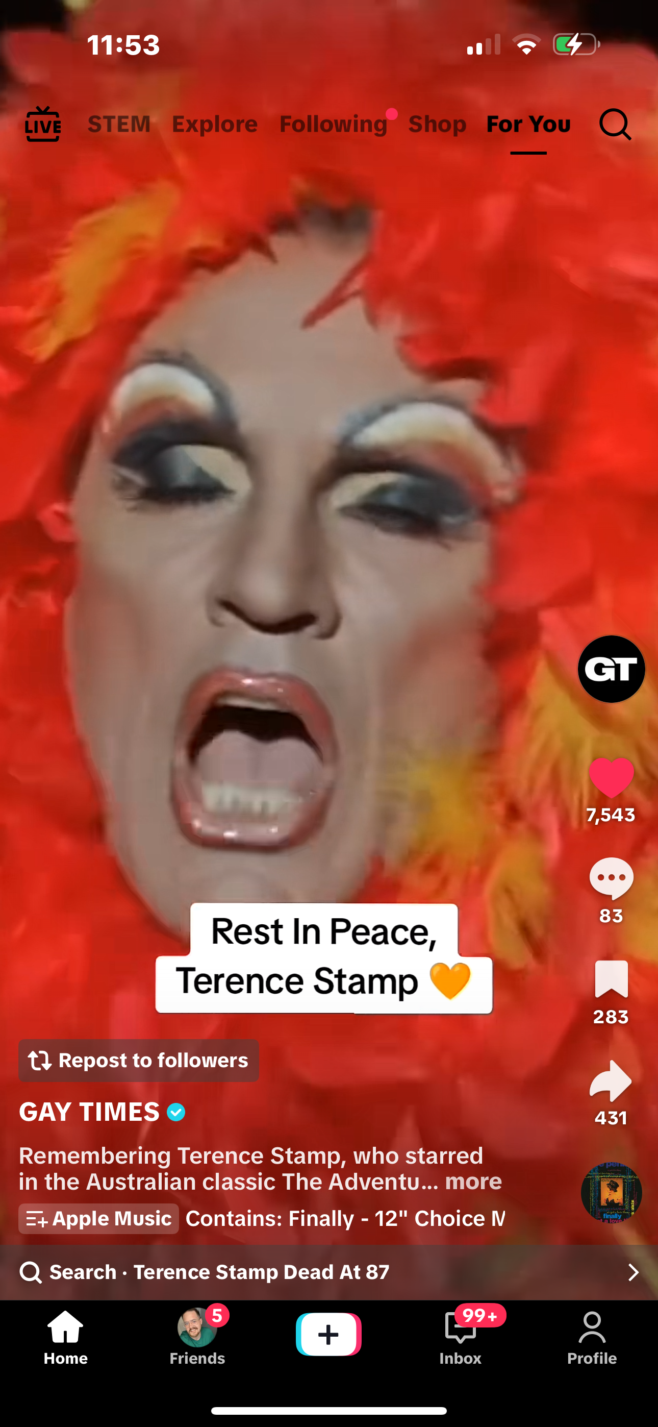 Remembering Terence Stamp – A Tribute to an Icon