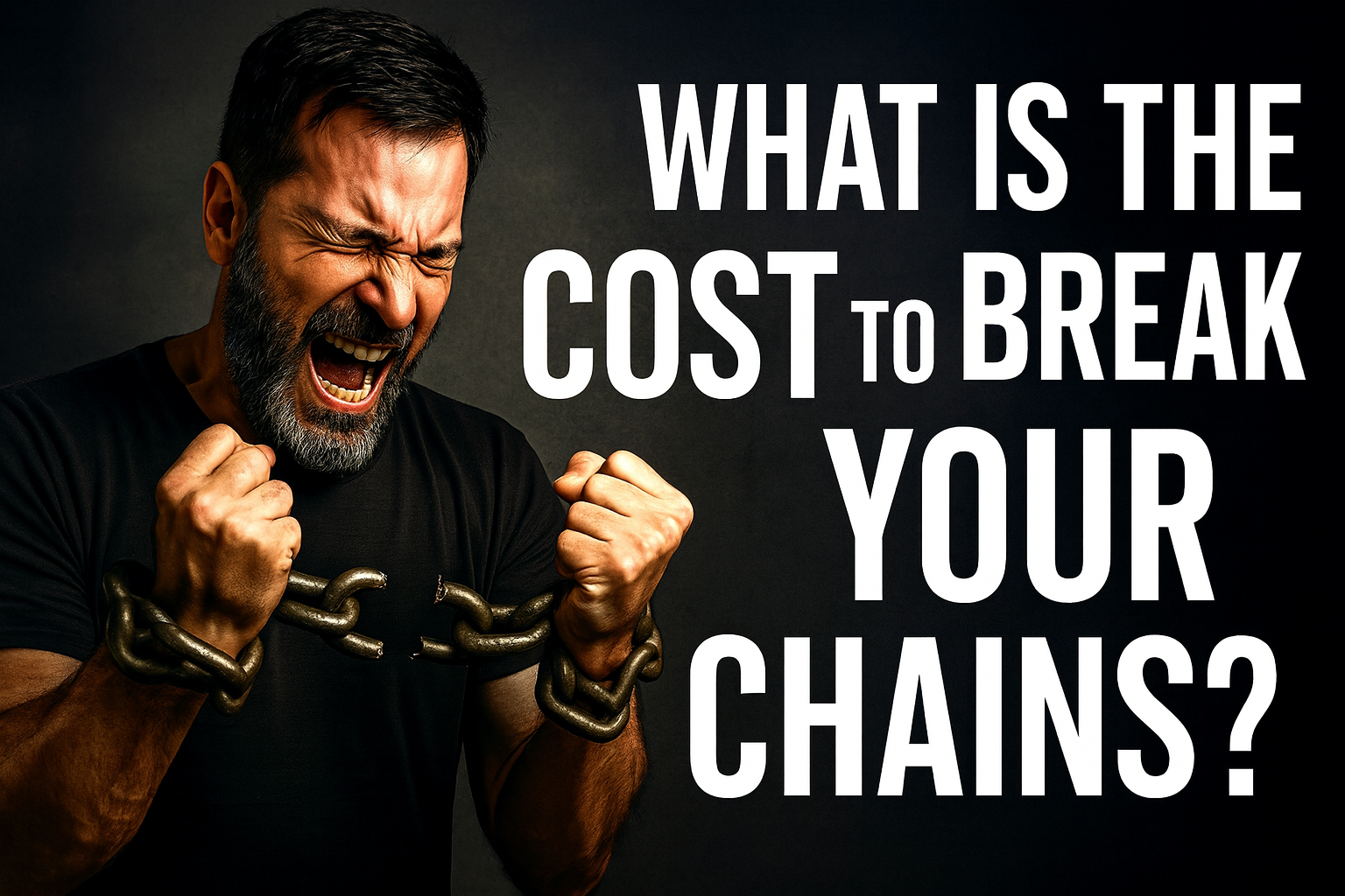 What It Will Cost You to Break Your Chains What It Will Cost You to Break Your Chains