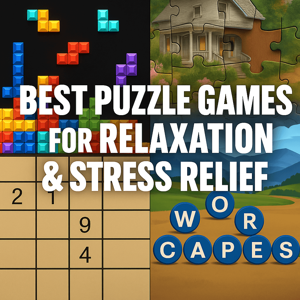 Best Puzzle Games for Relaxation and Stress Relief