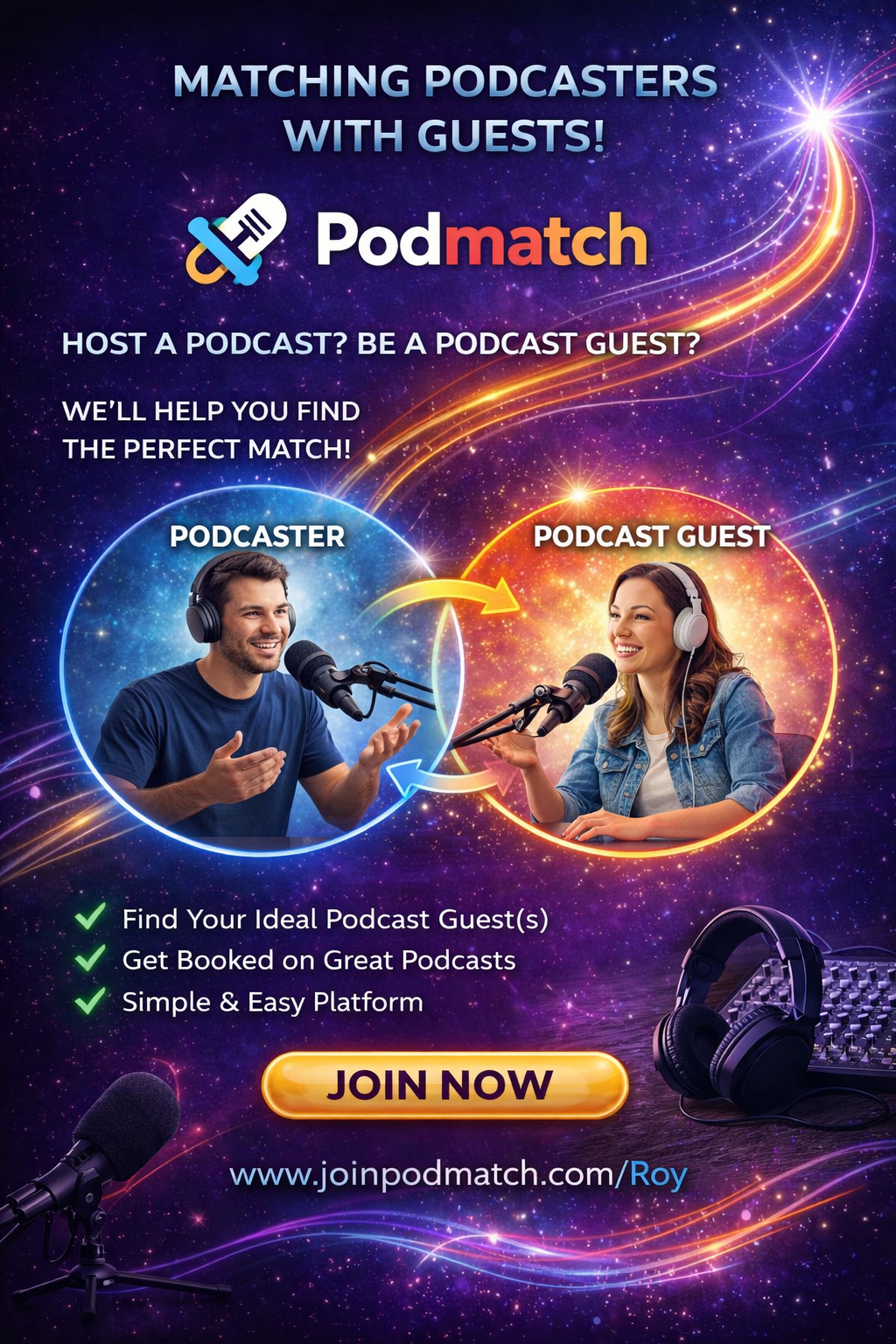 🎙️ Find Perfect Podcast Guests & Get on Top Shows — Instantly with Podmatch 🎙️ Find Perfect Podcast Guests & Get on Top Shows — Instantly with Podmatch
