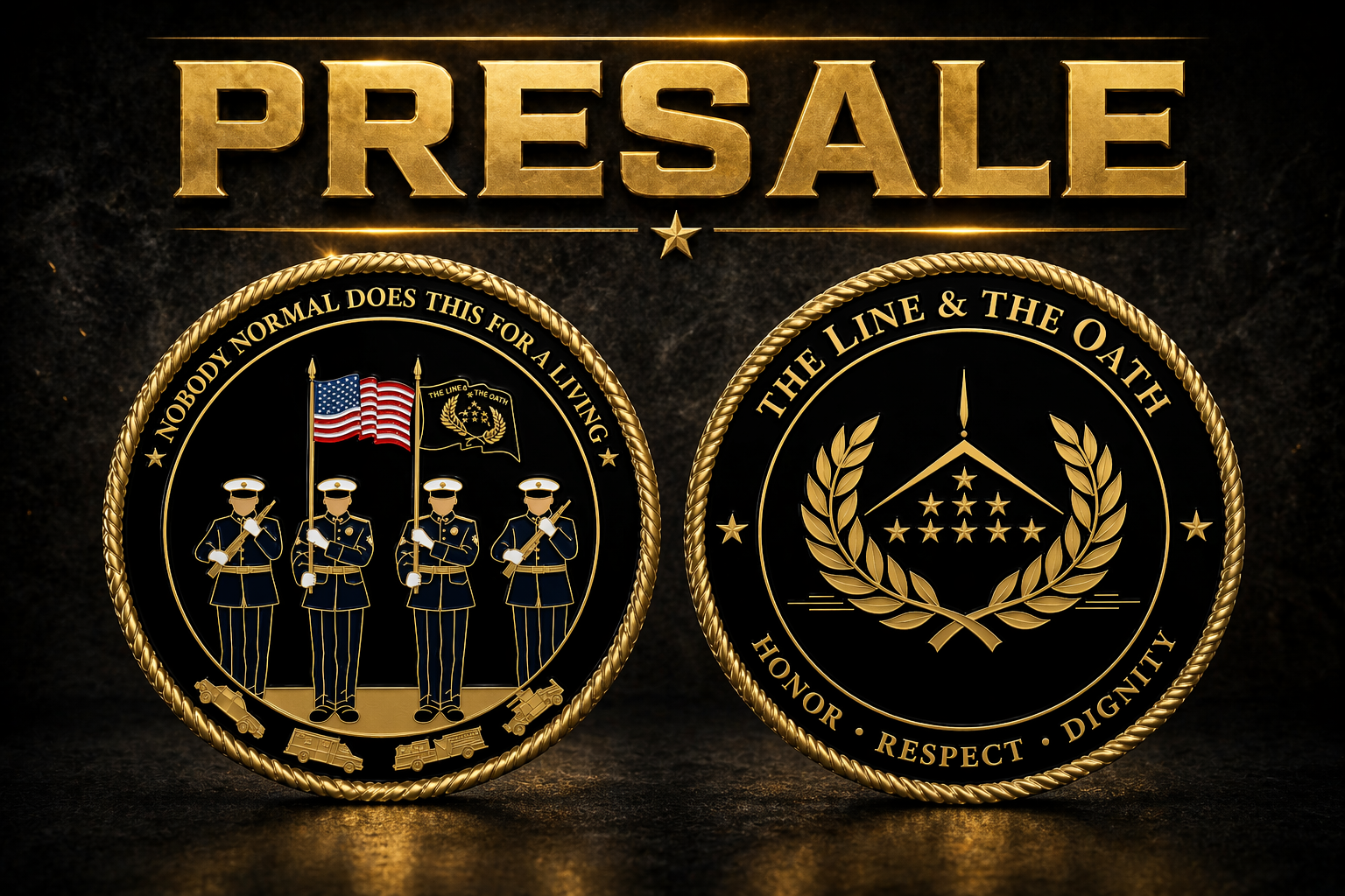 The Line & The Oath Challenge Coin