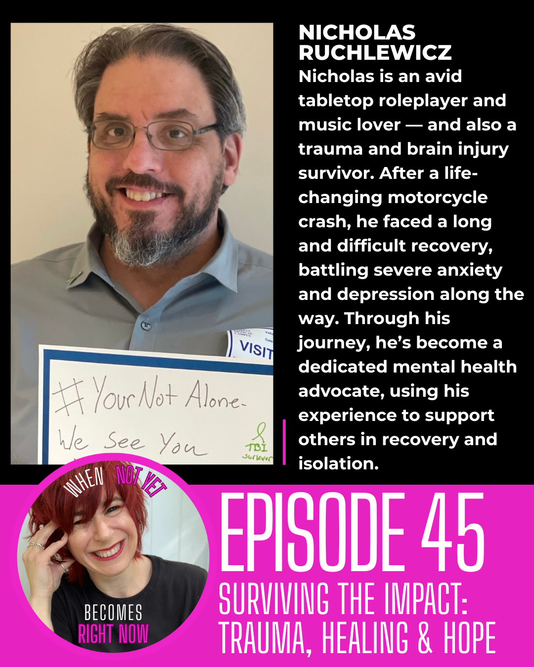 From Trauma to Triumph: Nicholas P. Ruchlewicz on Recovery, Music, and the Power of Community