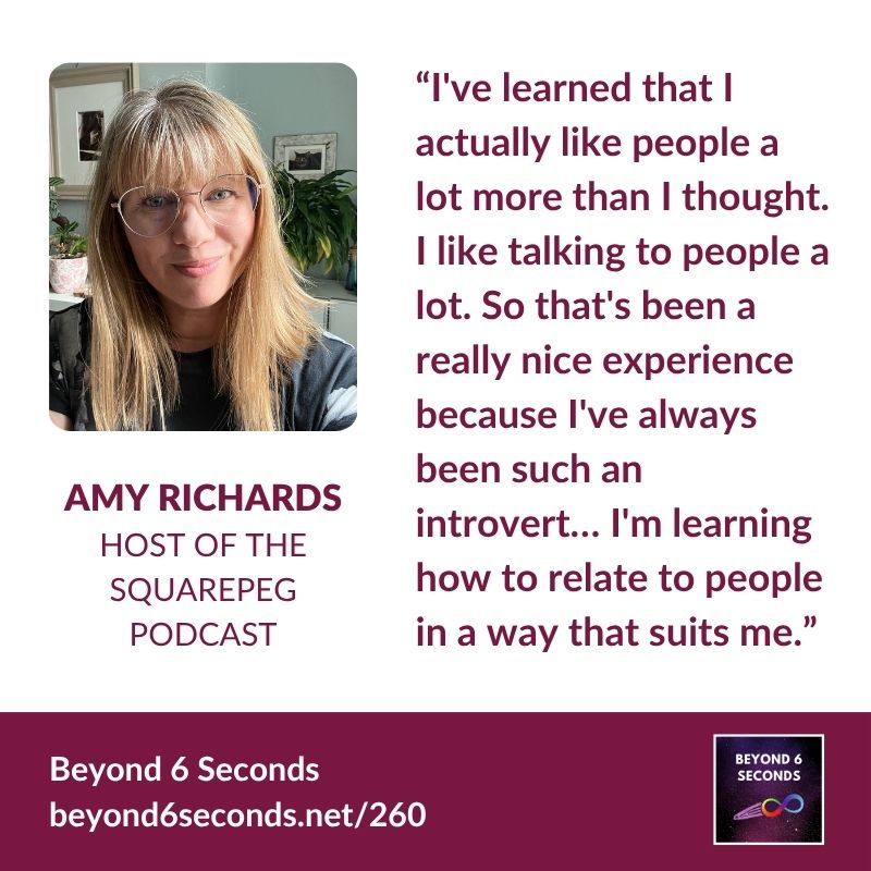 Sharing autistic people's stories – with Amy Richards of the Squarepeg podcast