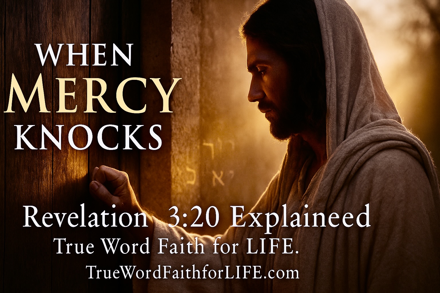 What Does Revelation 3:20 REALLY Mean? | When Mercy Knocks