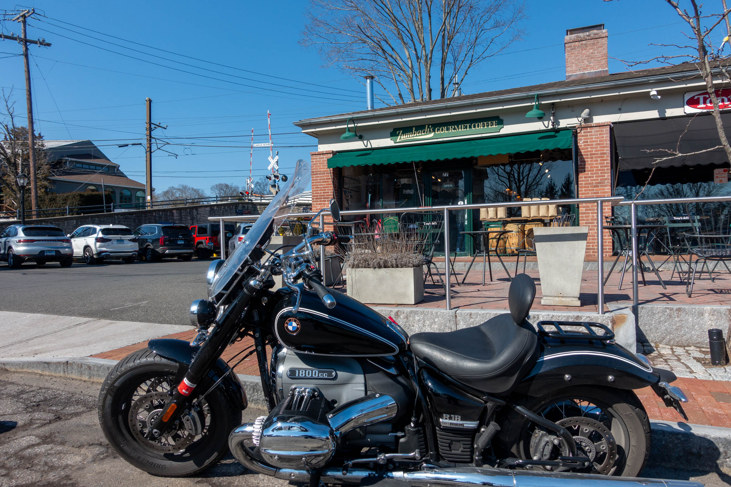 Enjoying Zumbach's Gourmet Coffee in New Canaan, CT Enjoying Zumbach's Gourmet Coffee in New Canaan, CT