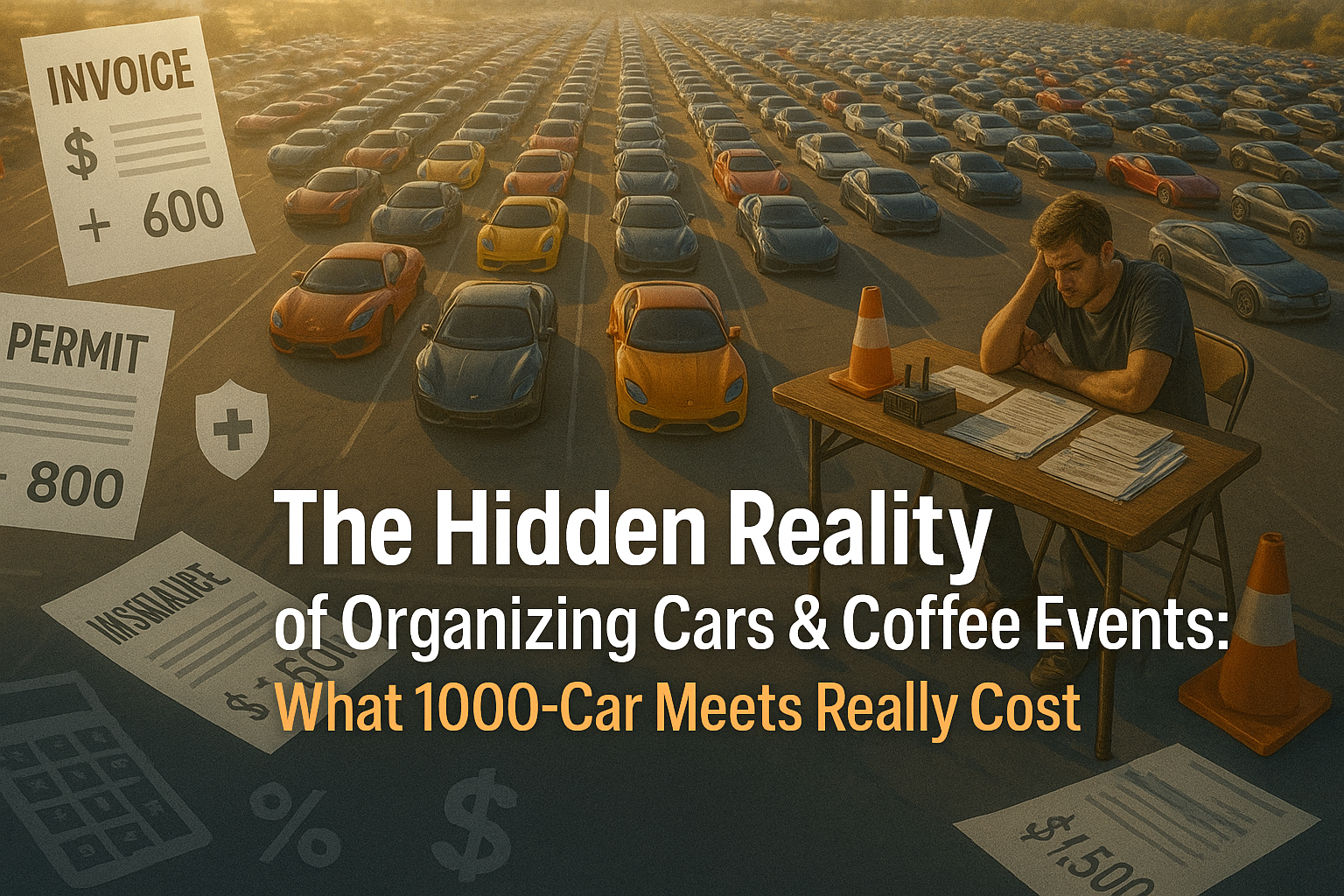 The Hidden Reality of Organizing Cars & Coffee Events: What 1000-Car Meets Really Cost The Hidden Reality of Organizing Cars & Coffee Events: What 1000-Car Meets Really Cost