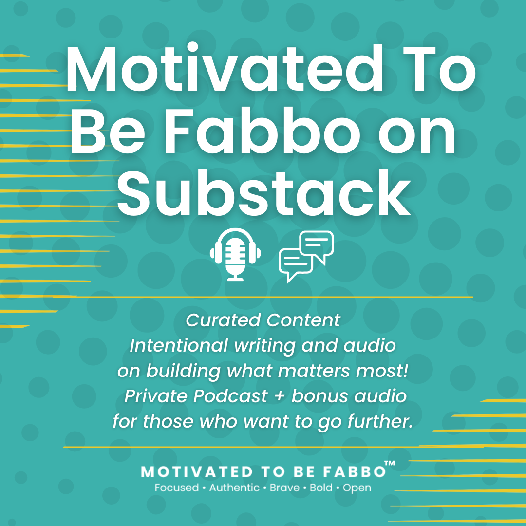Be Fabbo Blog + Newsletter now on SUBSTACK