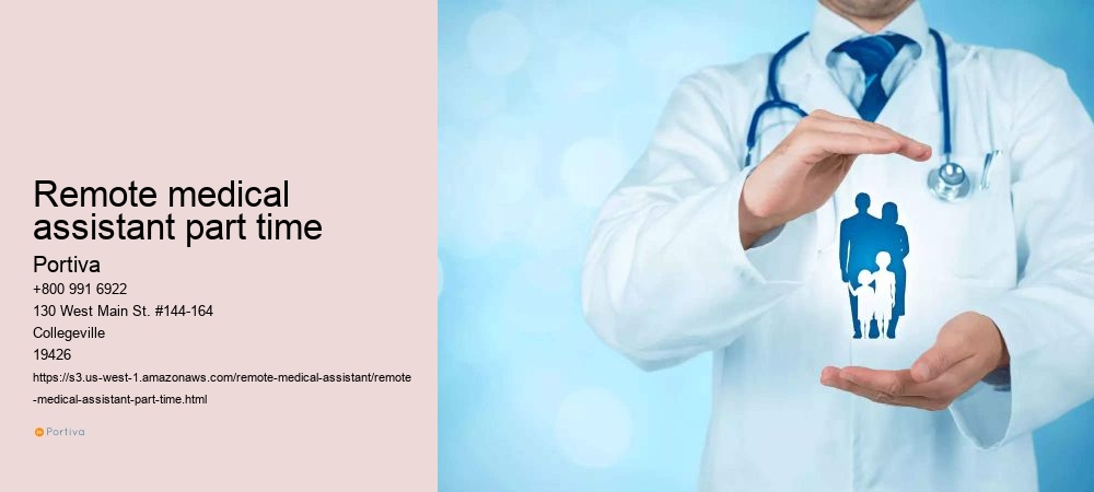 remote medical assistant part time