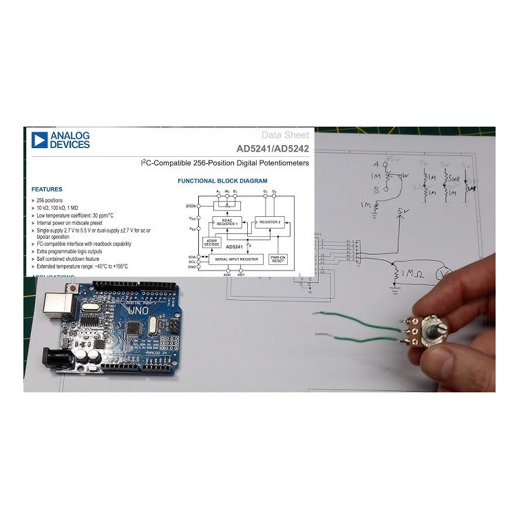 AD5241 application circuit schematic