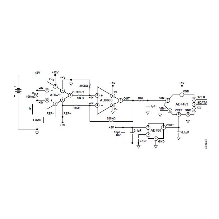 AD780 application circuit schematic