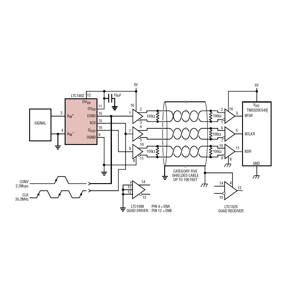 LT1785 application circuit schematic