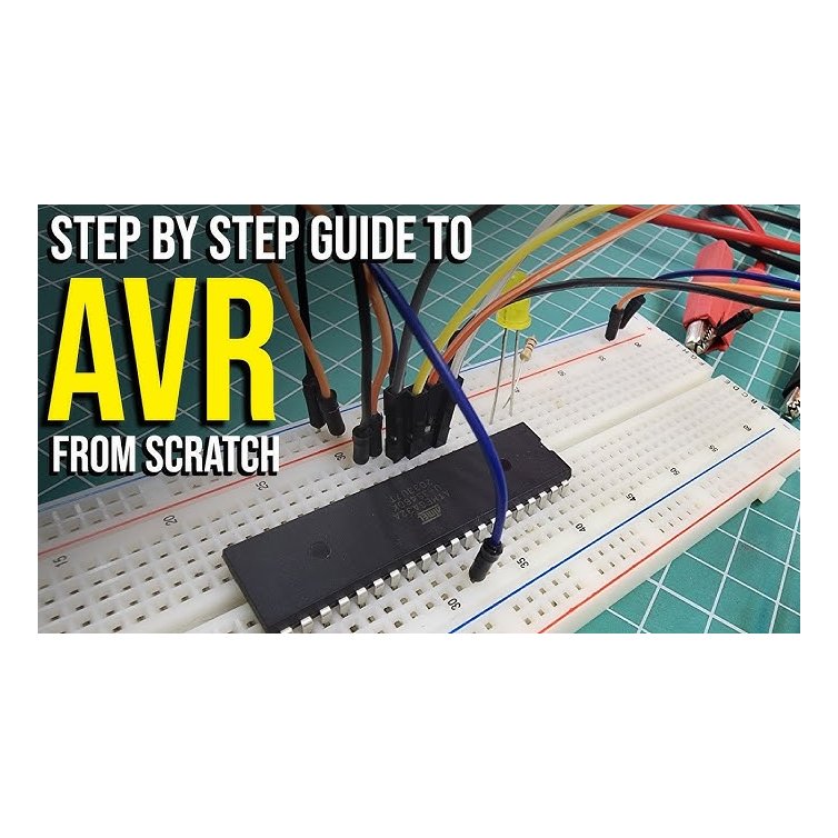 AVR ATmega application circuit schematic