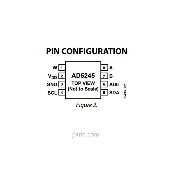 Digital potentiometer circuit diagram