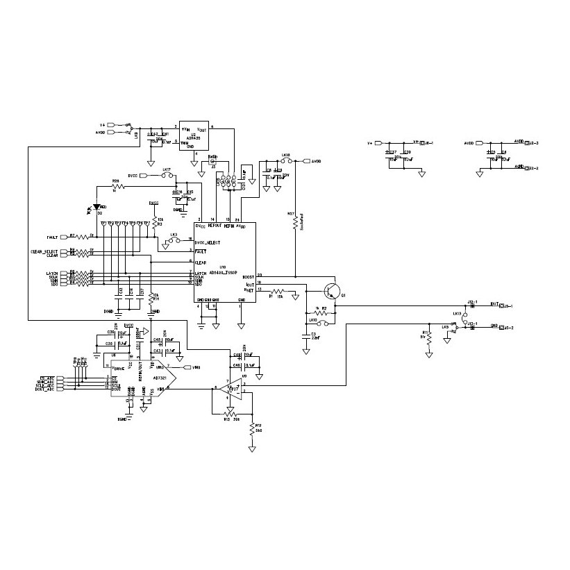AD5420 application circuit schematic