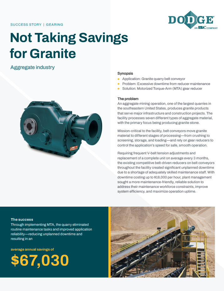 Dodge Success Story: Not Taking Savings for Granite