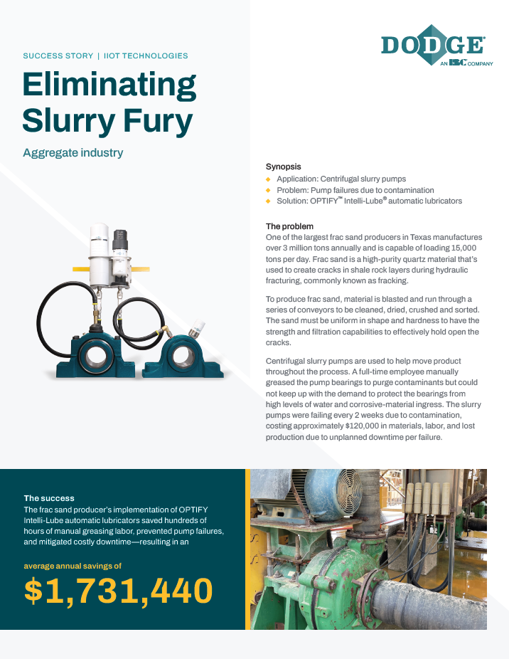 Dodge Success Story: Eliminating Slurry Fury