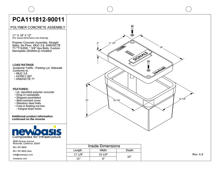 11″ x 18″ x 12″