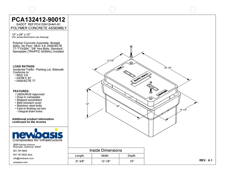 13″ x 24″ x 12″