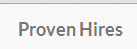 Proven Hires logo