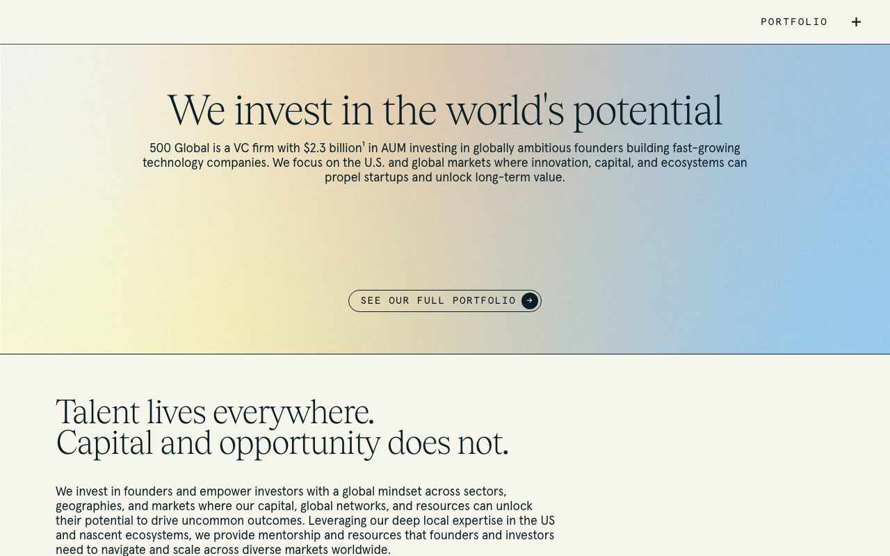 500 startups website