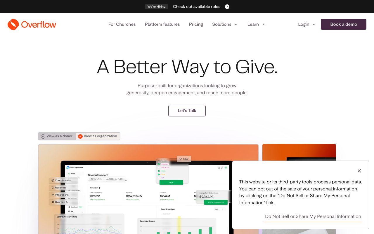 Overflow website