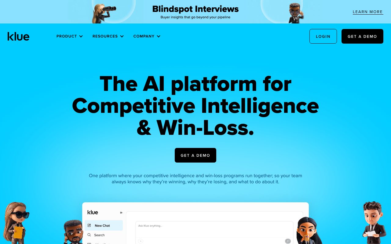 Klue website
