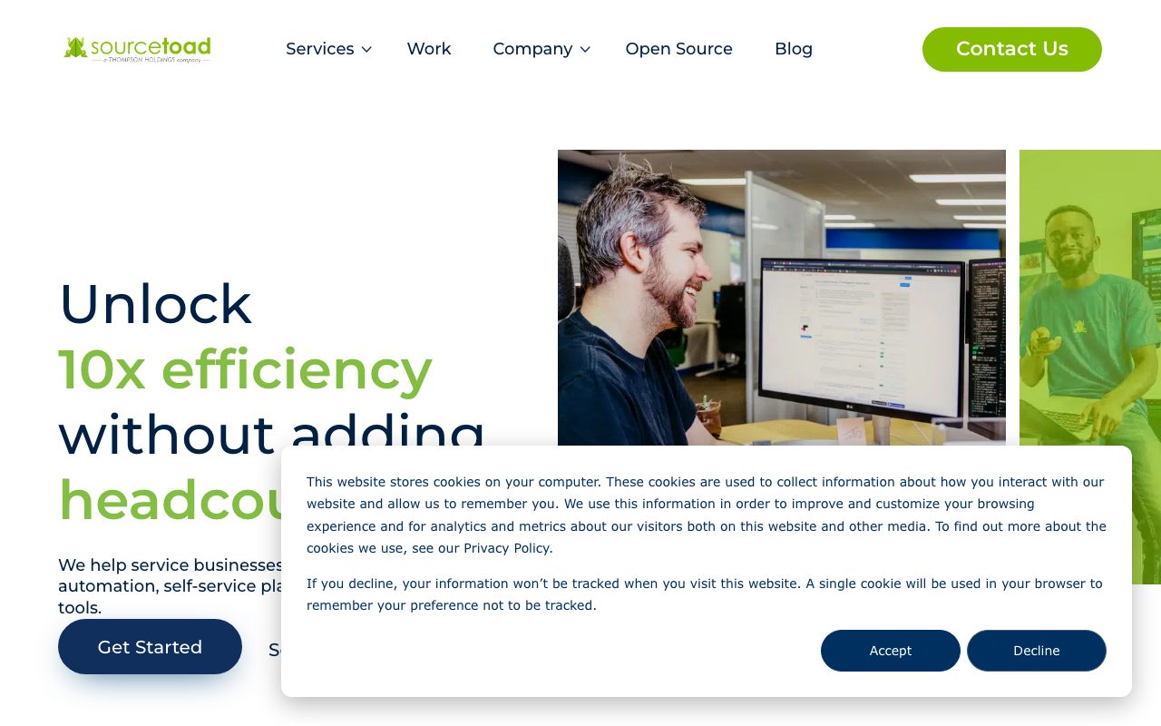 Sourcetoad website