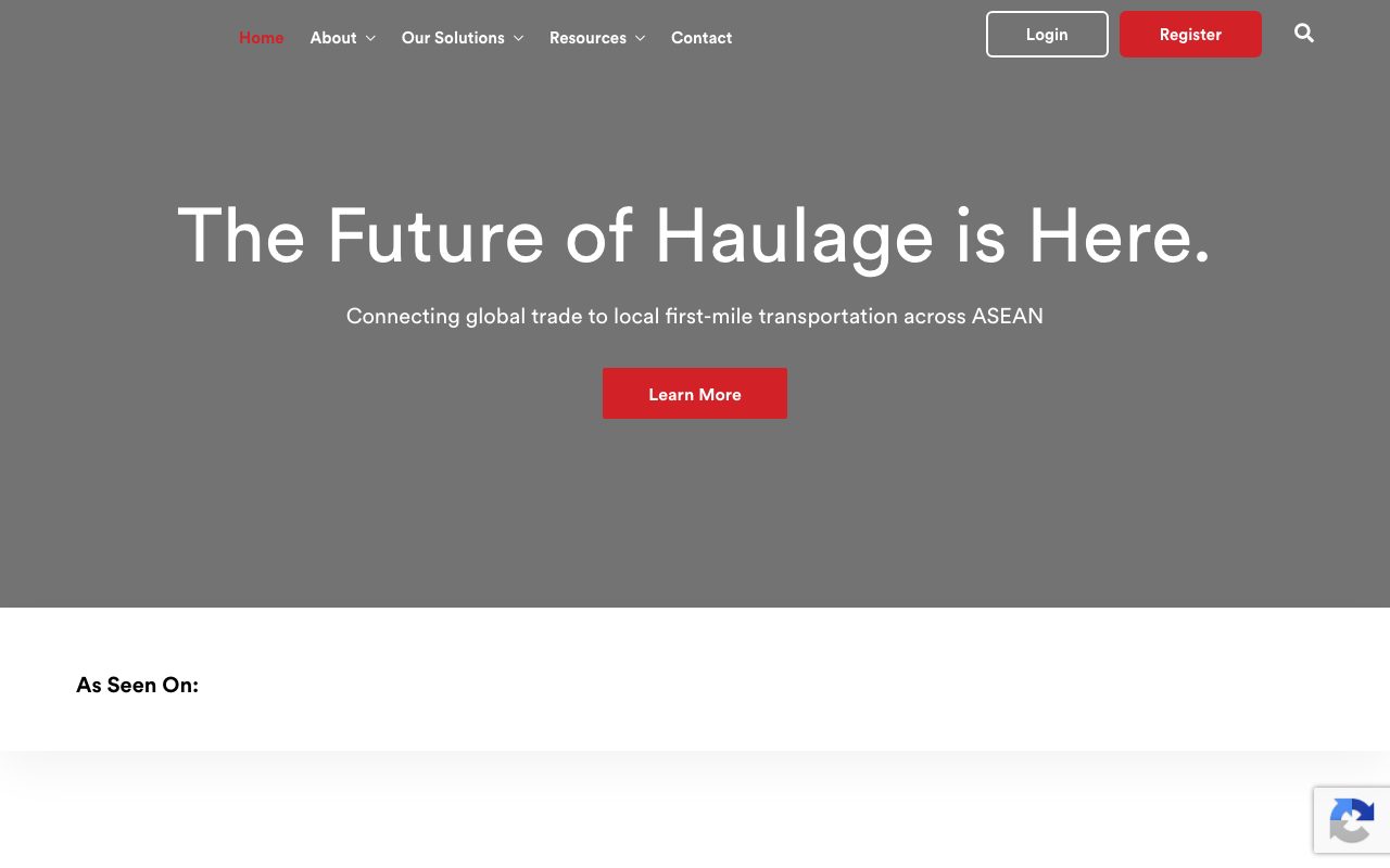 Haulio website