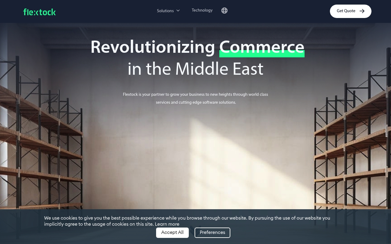 Flextock website