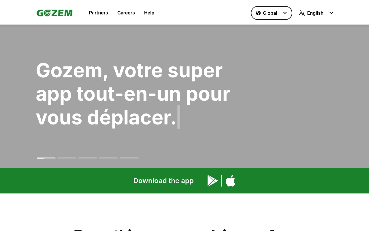 Gozem website