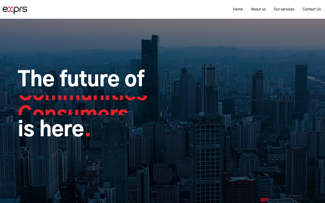 Exprs website