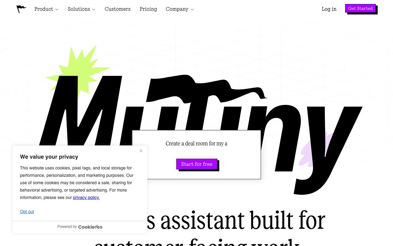 Mutiny website