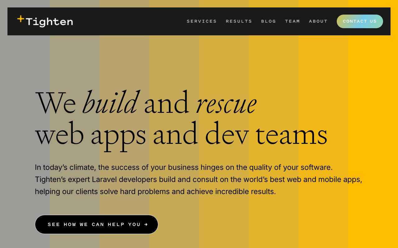 Tighten website