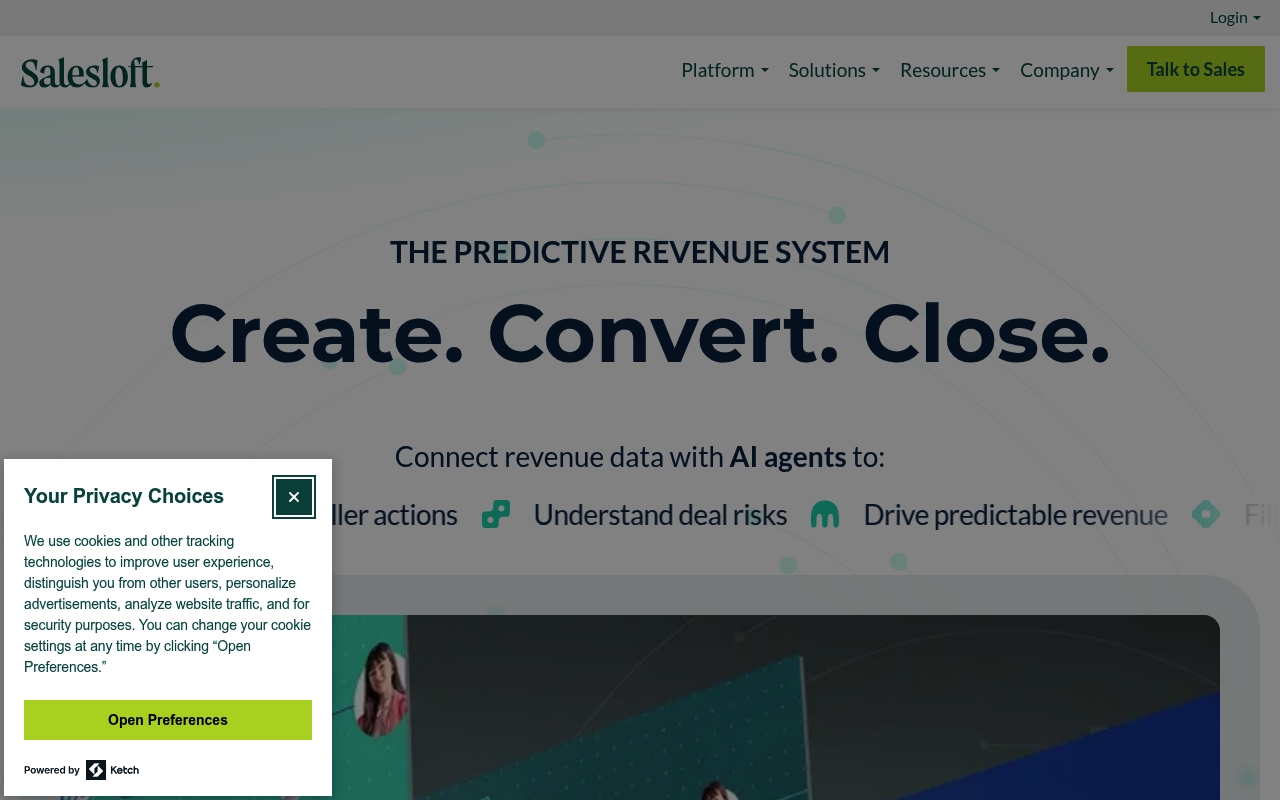 Salesloft website
