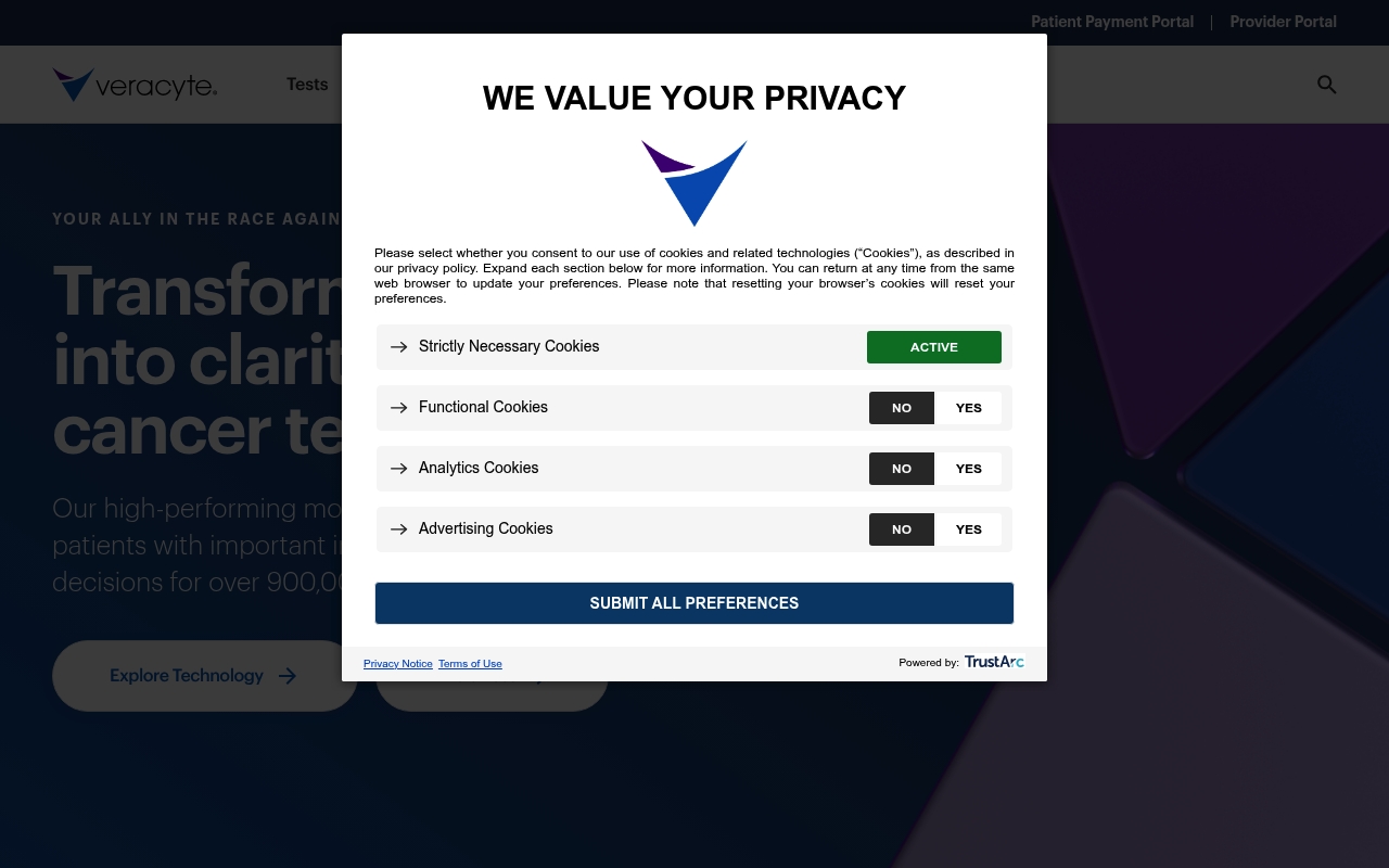 Veracyte website