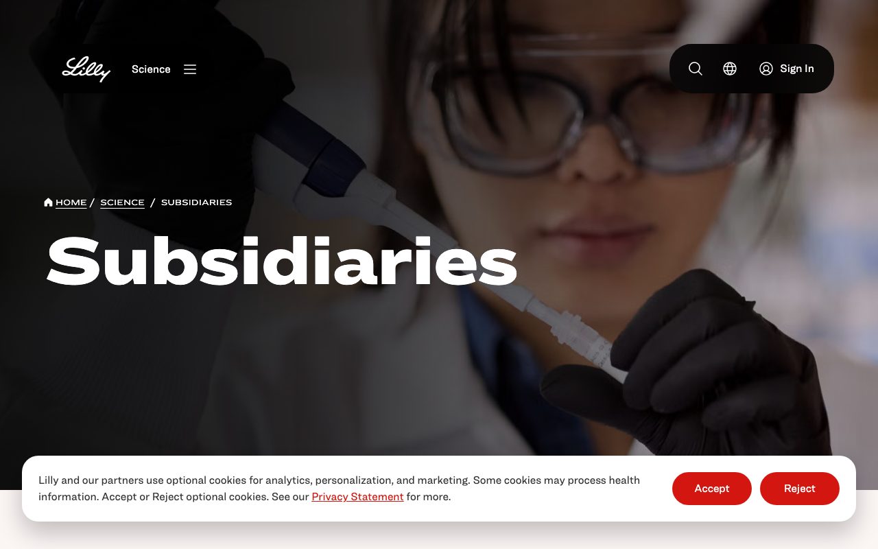Versanis Bio website