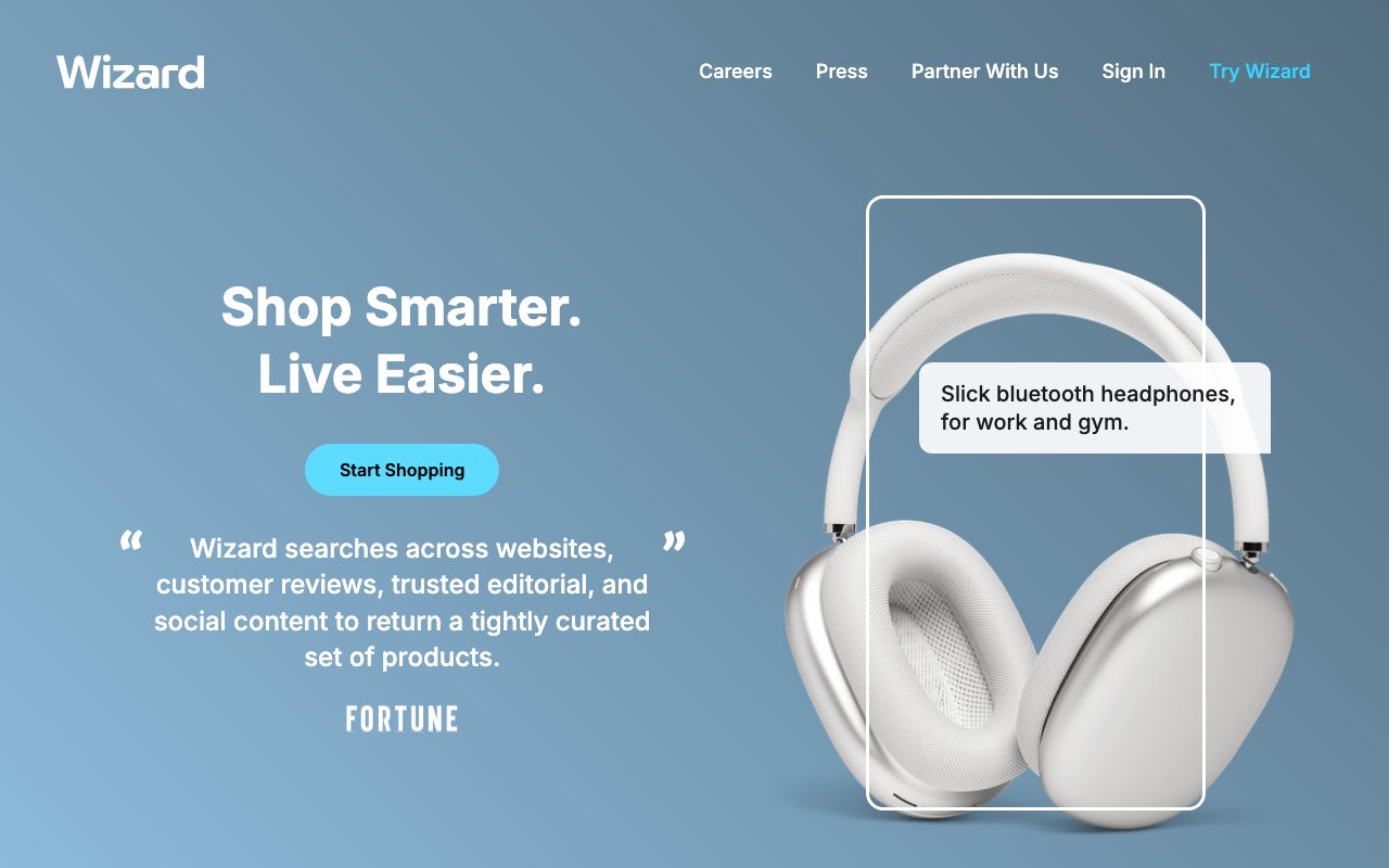 Wizard website