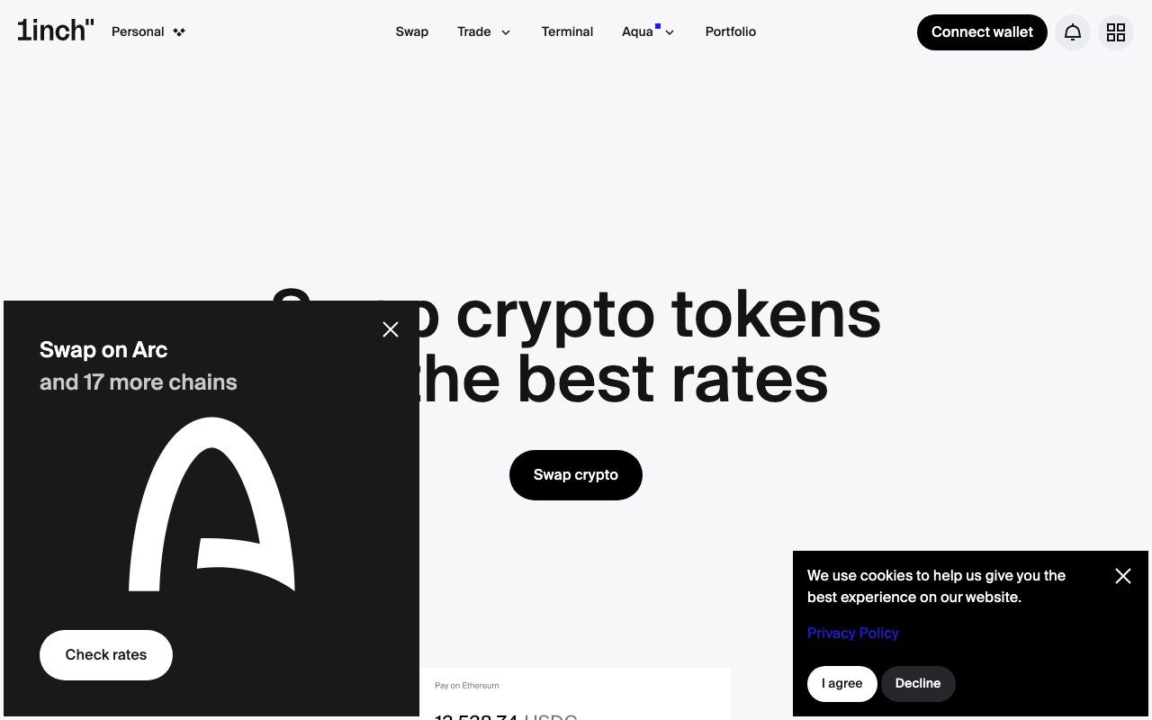 1inch website