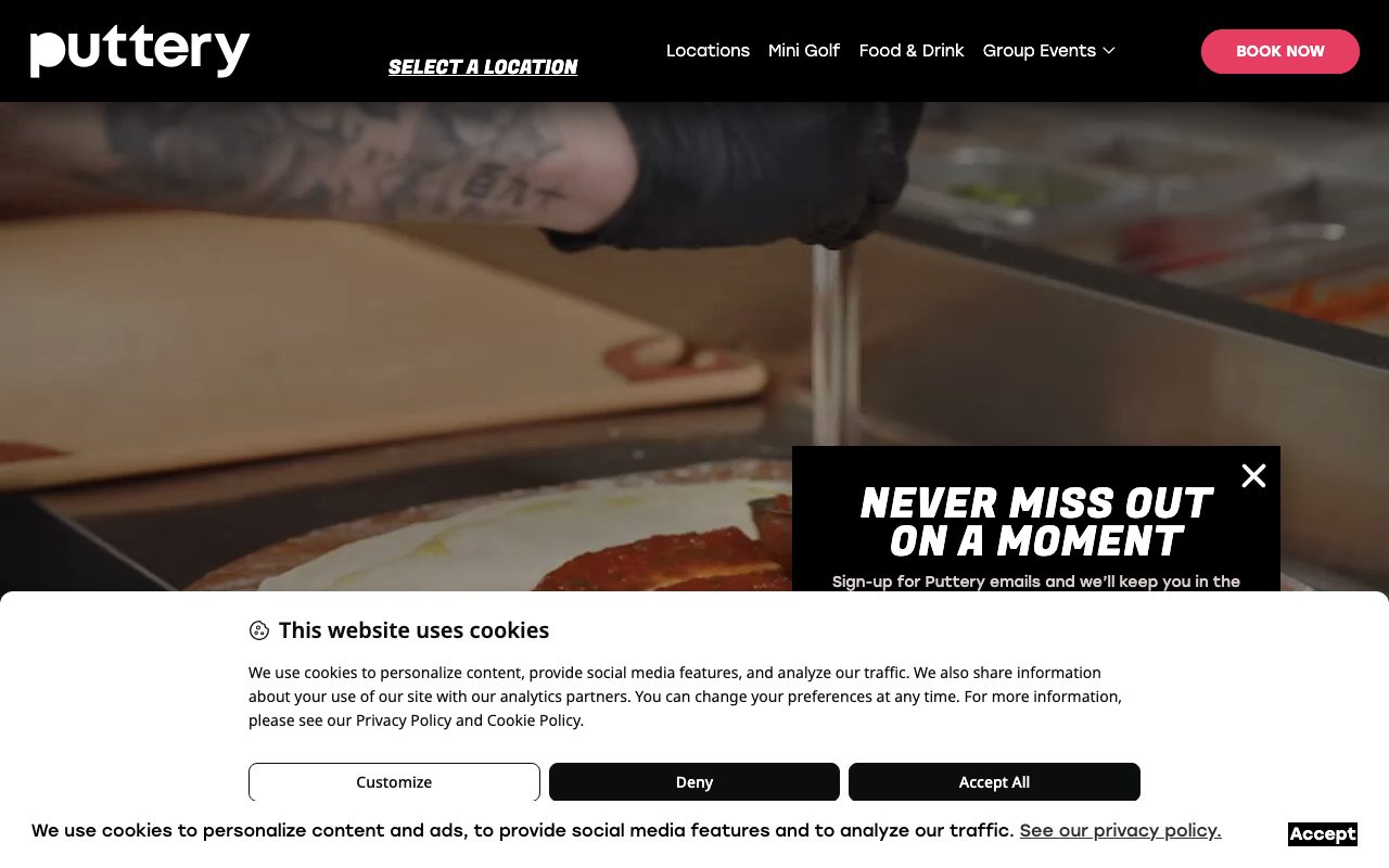 Puttery website