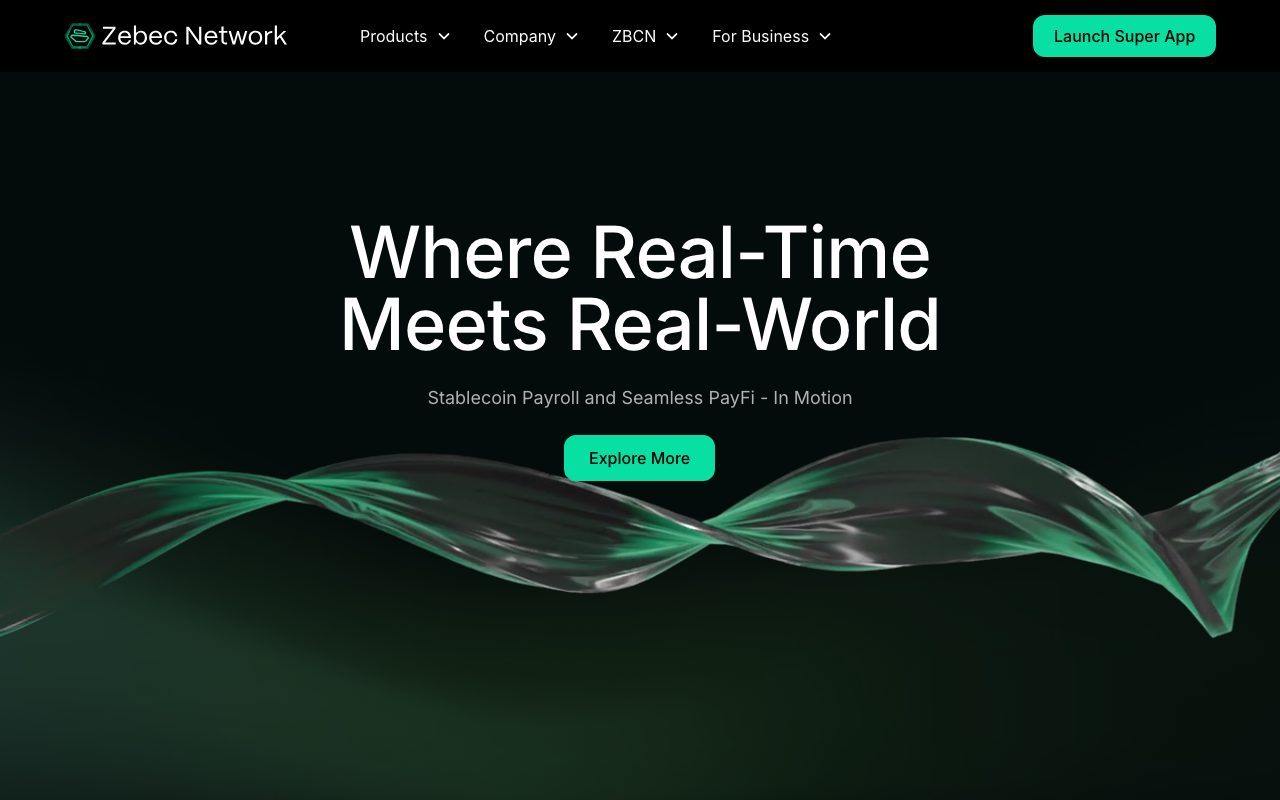 Zebec Protocol website