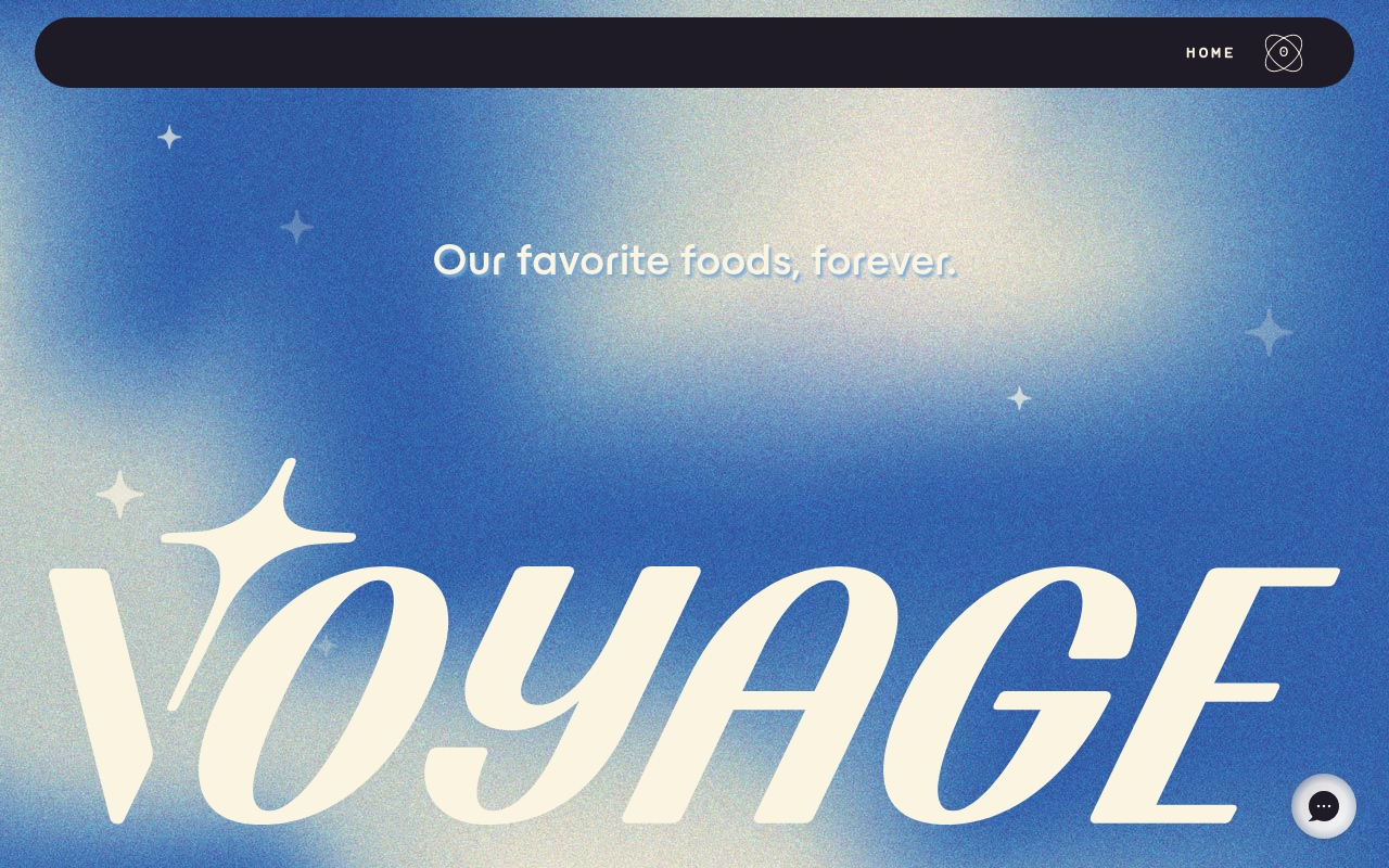 Voyage Foods website